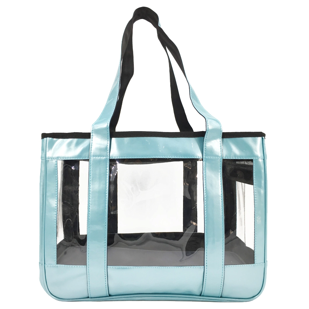 Customized PVC Transparent Outdoor Carrier Fashion Dog Cat Pet Products