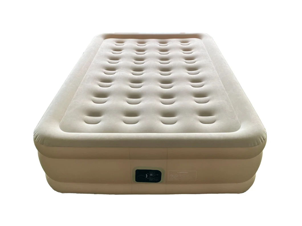 Double Camping Use Flocked Air Mattress Airbed