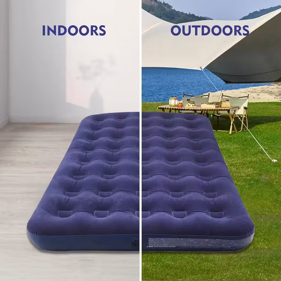 Colchão insuflável de PVC para acampamento